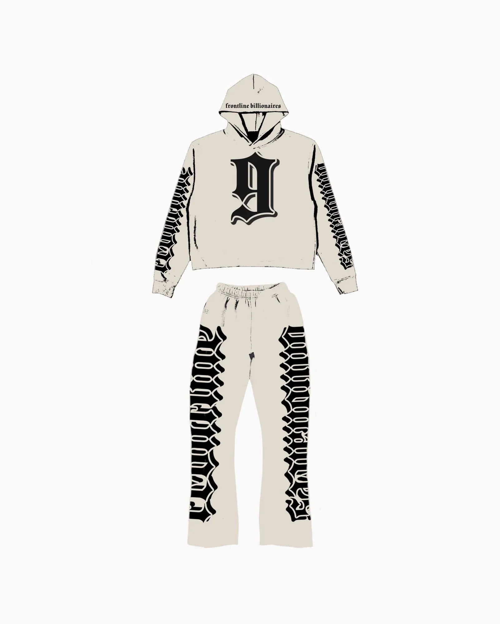 FNINE FLARED SWEATSUIT