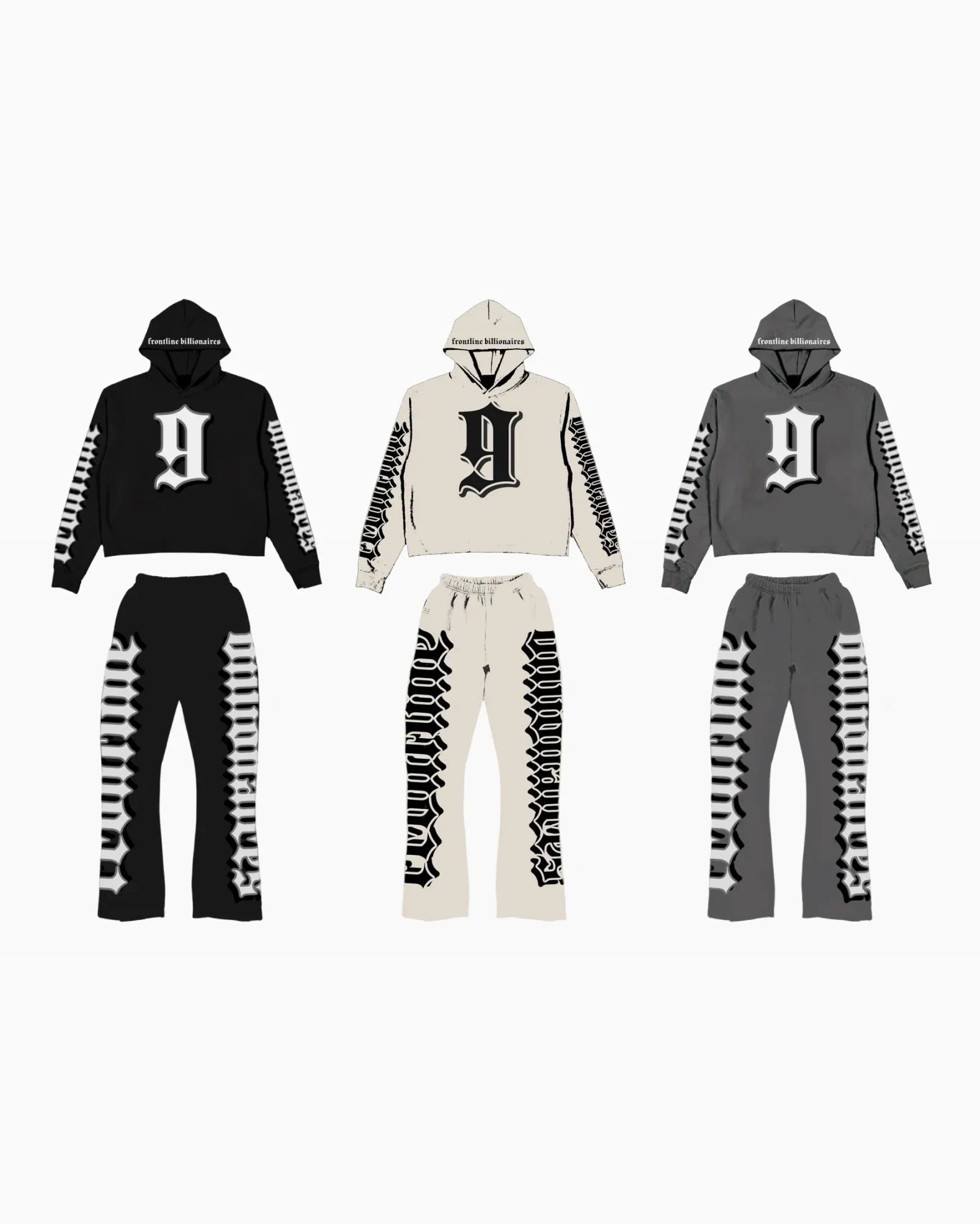 FNINE FLARED SWEATSUIT